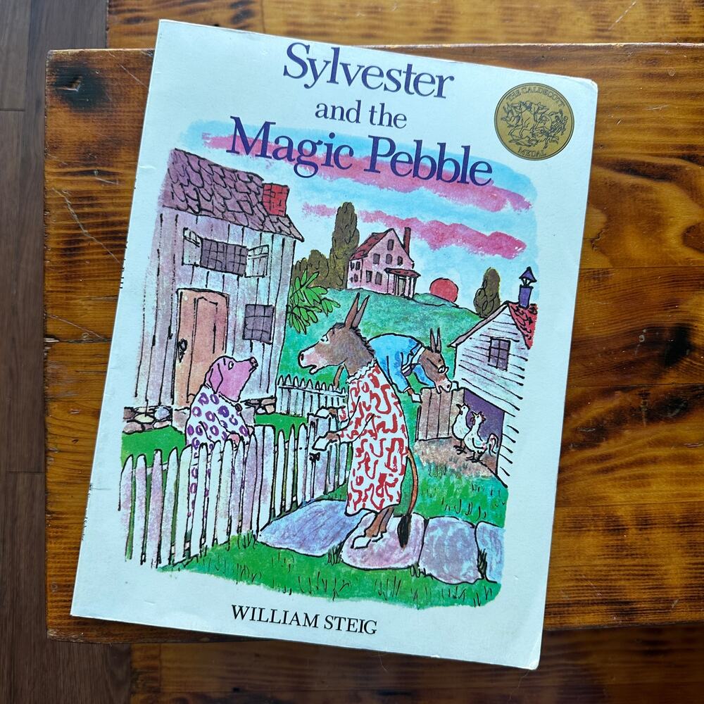 Vintage 1969 Sylvester And The Magic Pebble Paperback Book